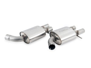 Audi S6 Performance Exhaust - Rear - AWE Tuning - Track to Touring Conversion Kit - `12-`18